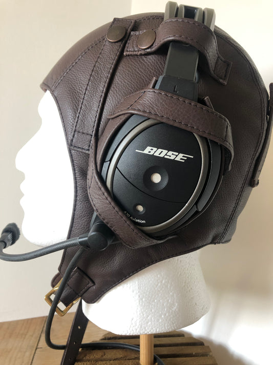 Leather Bose Helmet