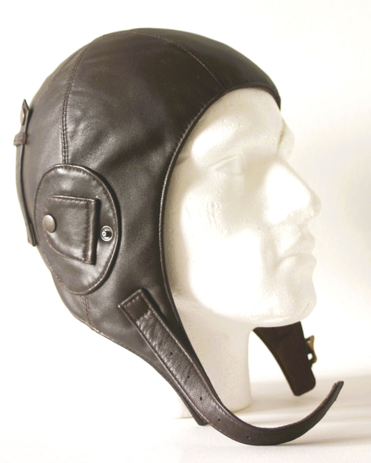 L3 Thirties Flying Style Driving Helmet - Leather Driving Helmets