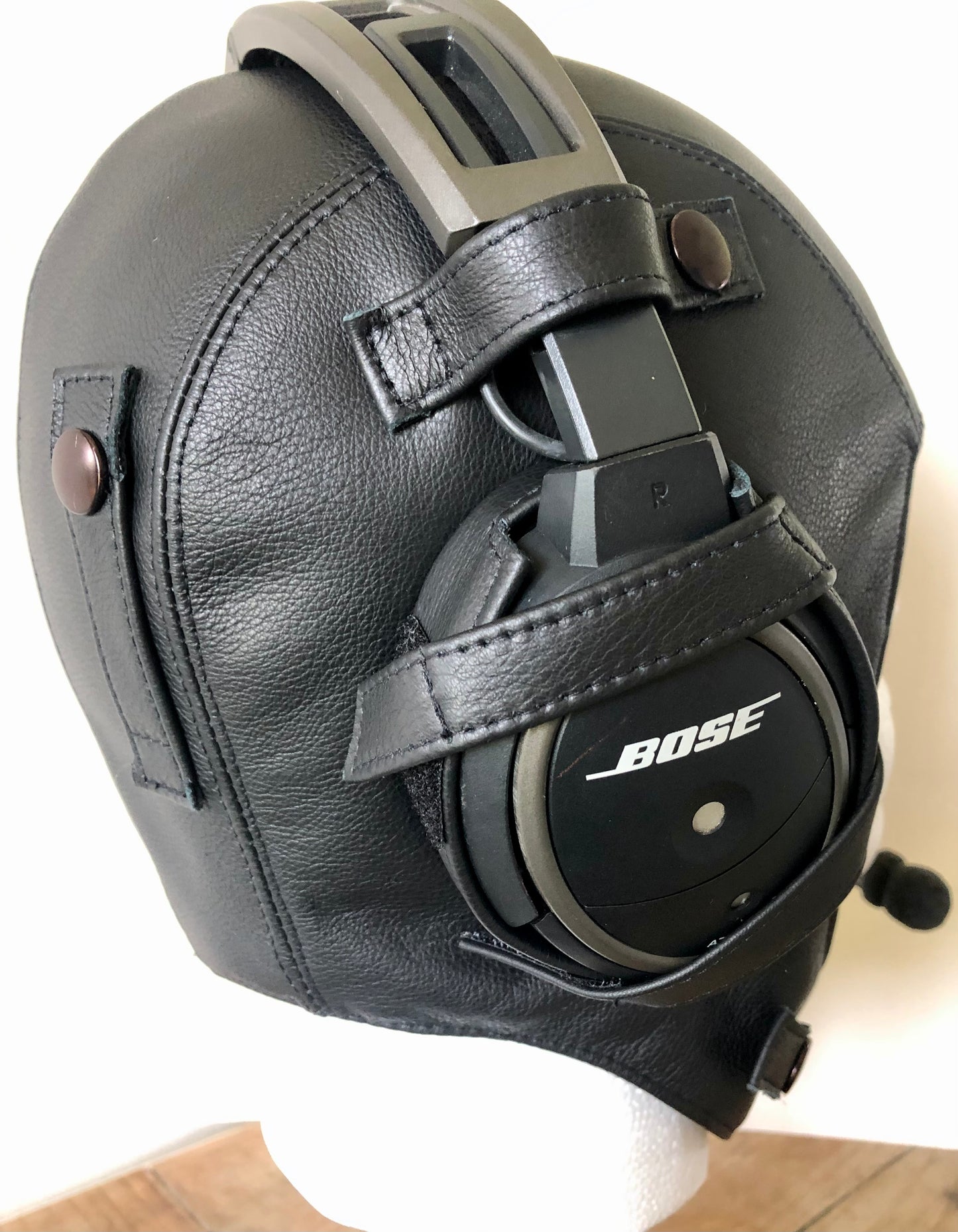 L14a Pilot Leather Bose Open Cockpit Helmet - Leather Driving Helmets