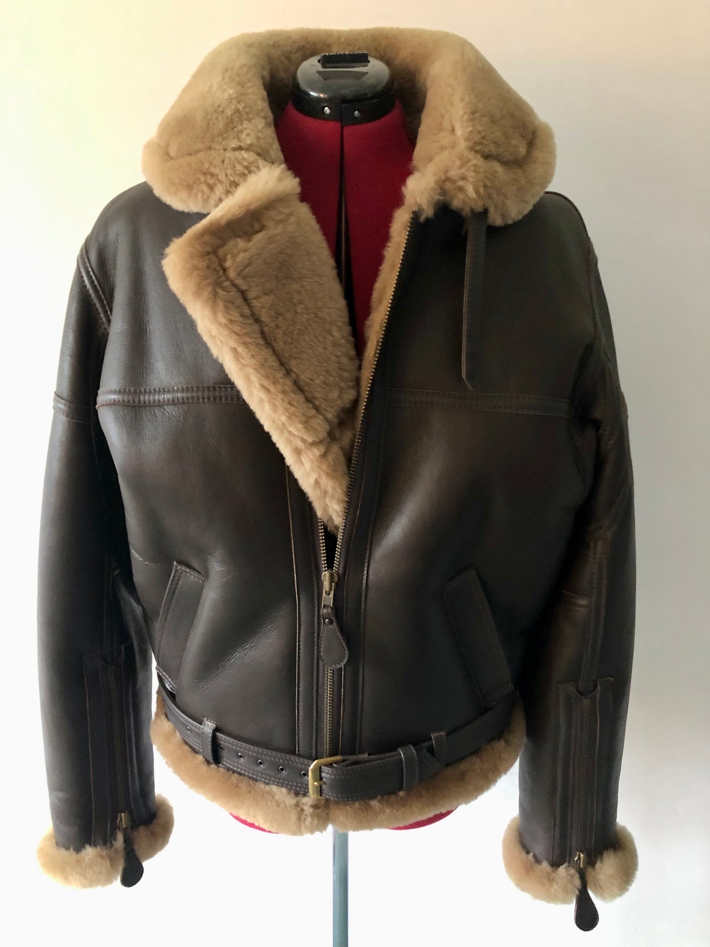 RAF Sheepskin Flying Jacket - Leather Driving Helmets