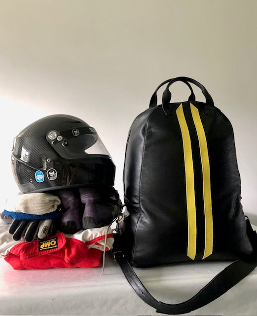 XL Black Leather Adventure Sports Kit Bag or Weekend Bag