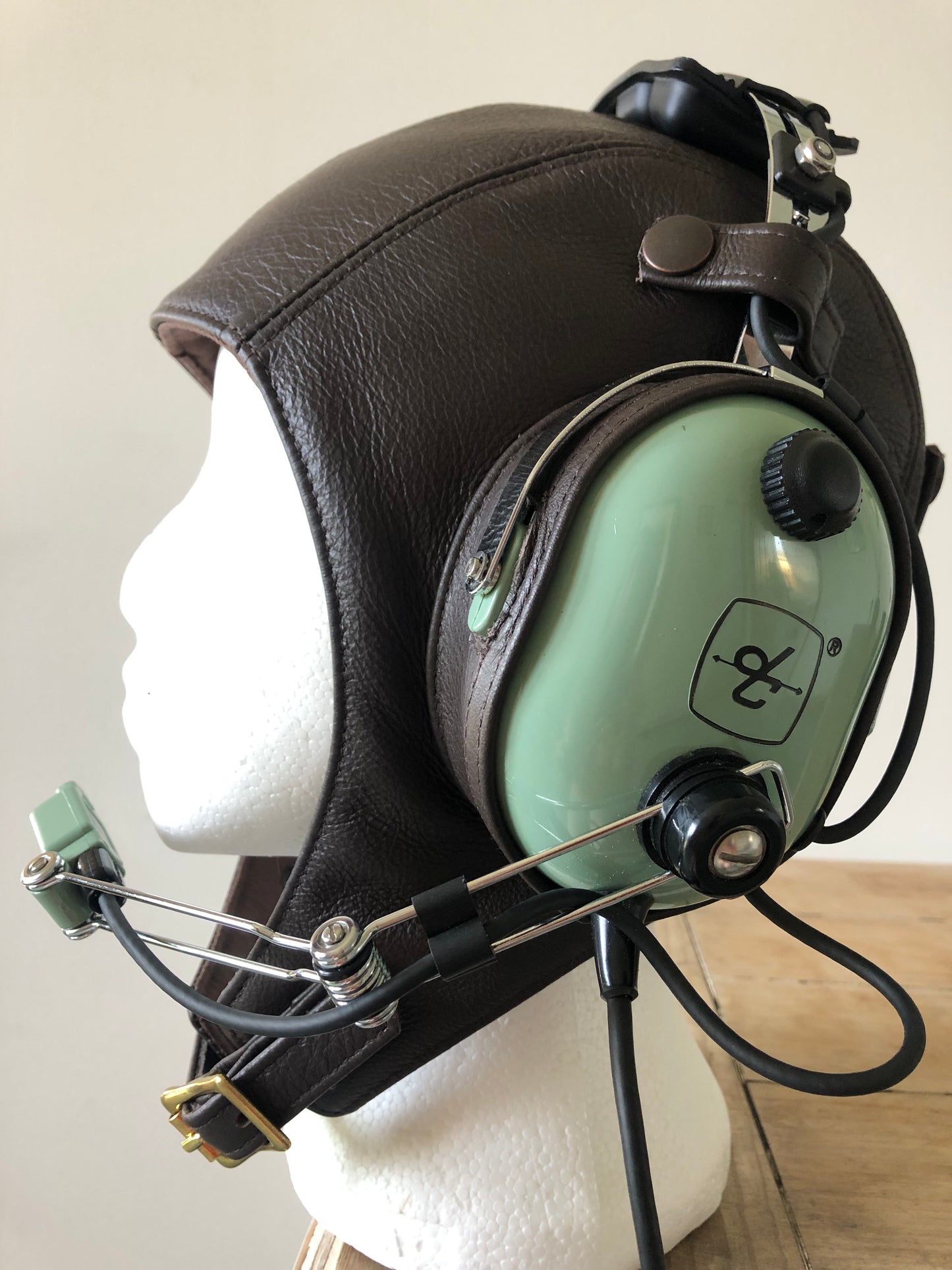 L13 Pilot Leather Aerobatic Helmet